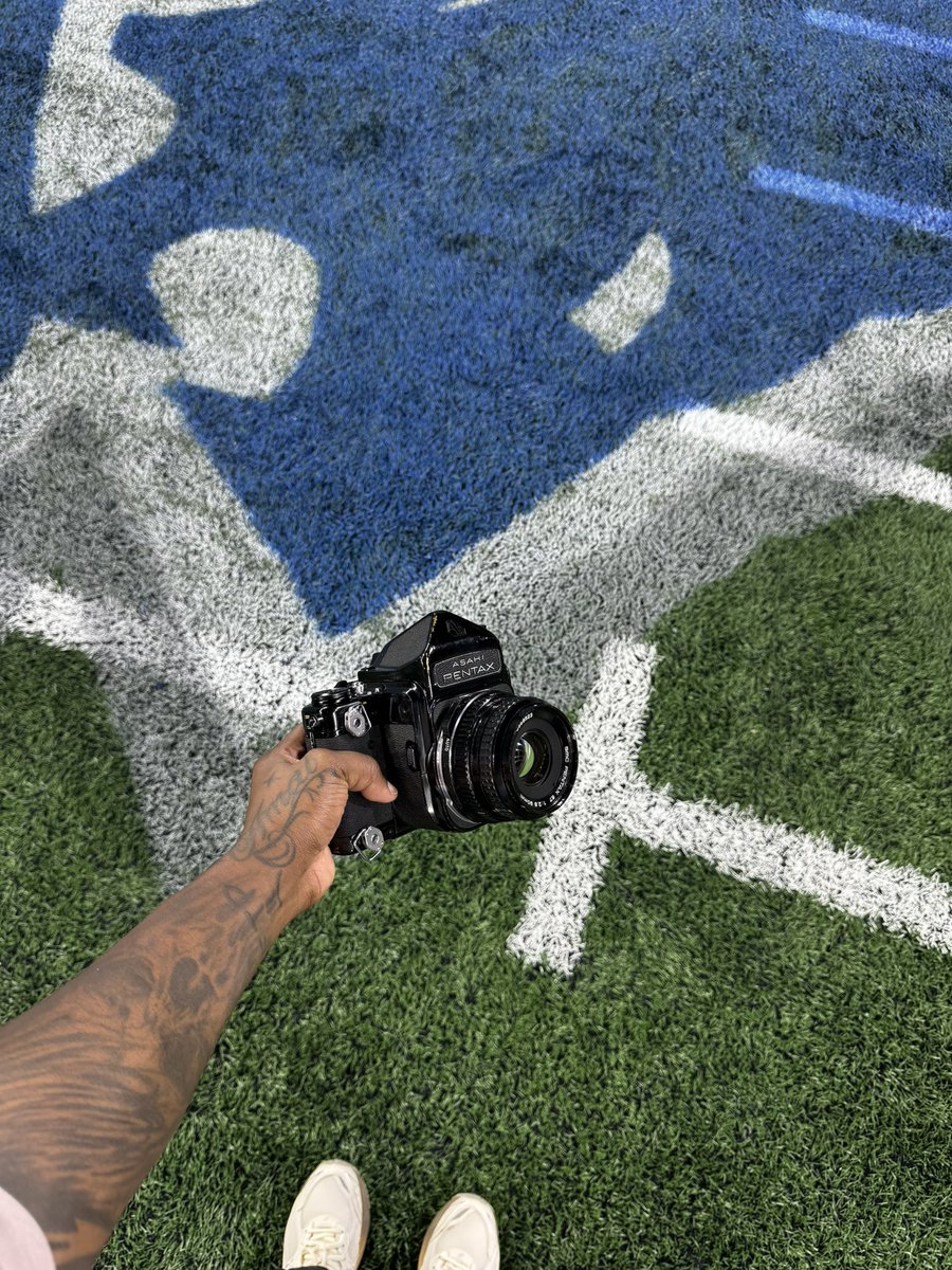 It’s been my life goal to step on this field with a camera in my hand 😭