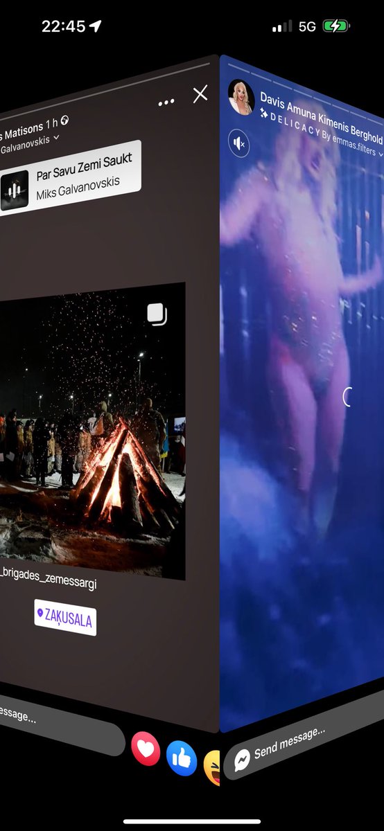 Divas dažādas puses par brīvu Latviju😤 Blakus storijos🤦‍♀️