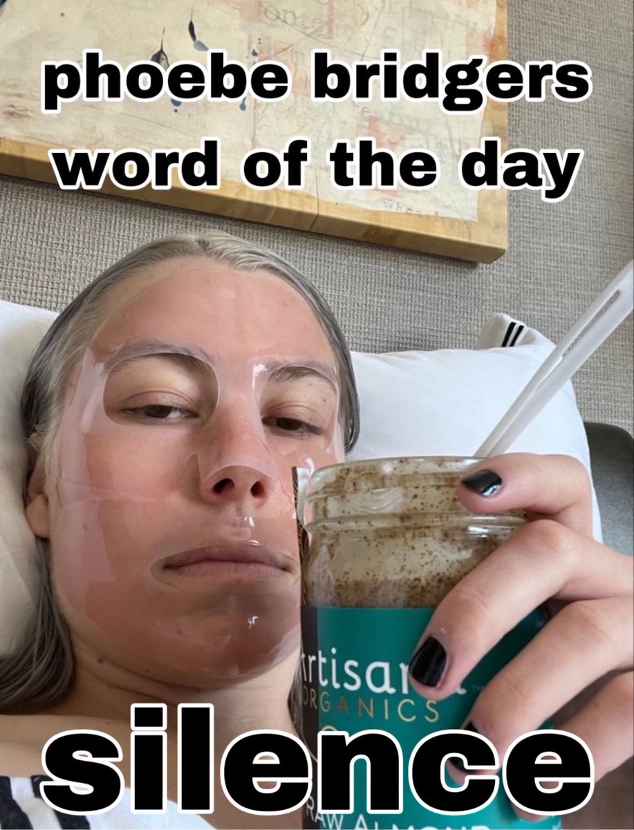 phoebe bridgers word of the day is: Silence
1/13/24