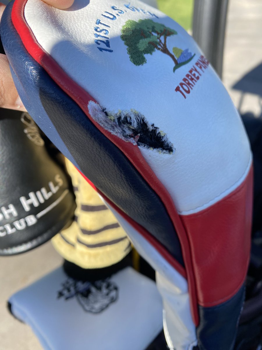 Journalism_Jack's tweet photo. @AmericanAir thank you for the worst customer experience of all time. After an 8 hour delay and severely damaging my golf clubs, you continue to reject my claim. I’ll now make sure to let everyone know how you treat your “valued” customers. https://t.co/DtmFV5gyBp
