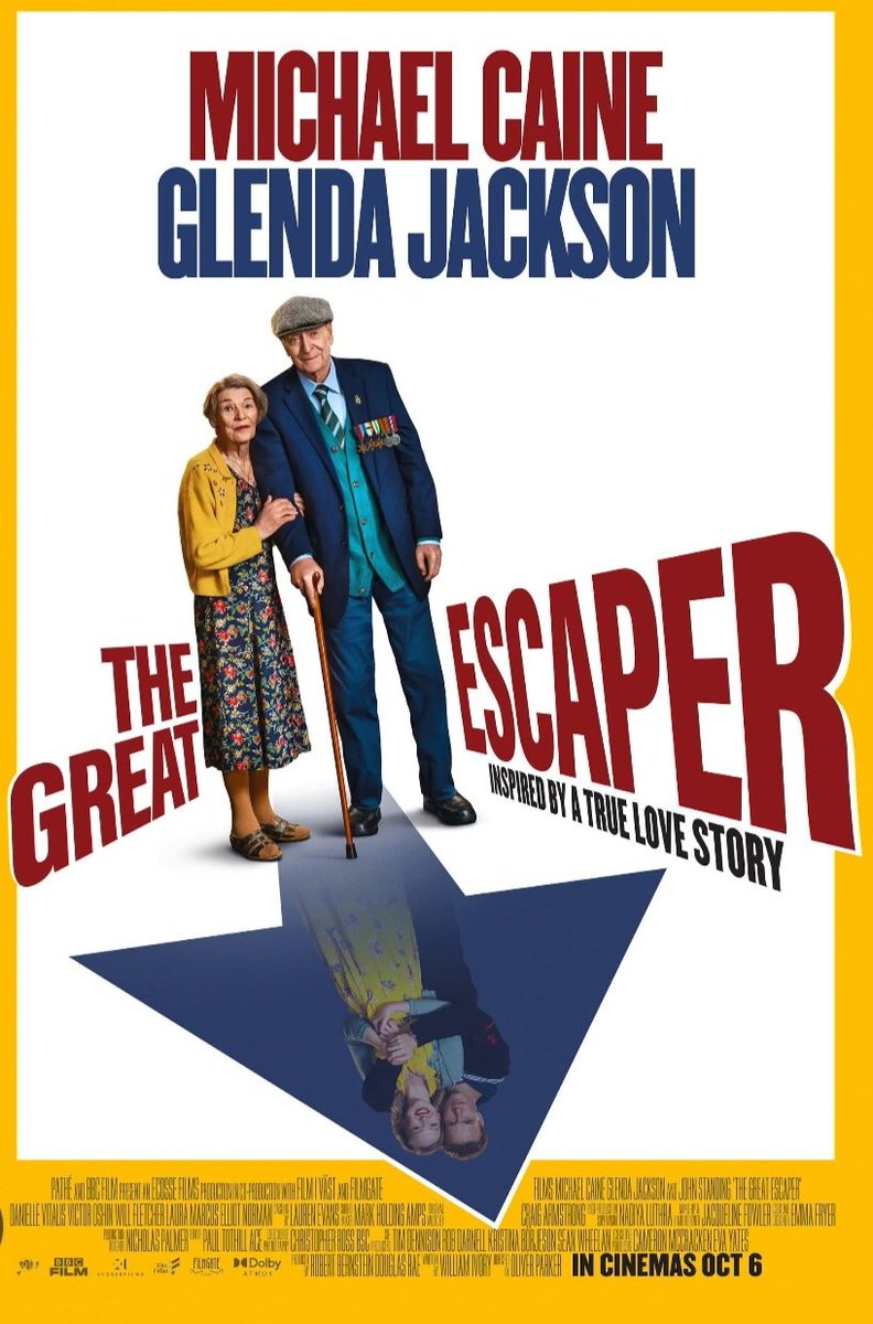 IanHodges69's tweet photo. #TheGreatEscaper #MichaelCane #GlenderJackson @BFI #BBC Wow! What a brilliant film!! Brilliant Production and story! 🎬🙏😢 https://t.co/8NTczXDVsg