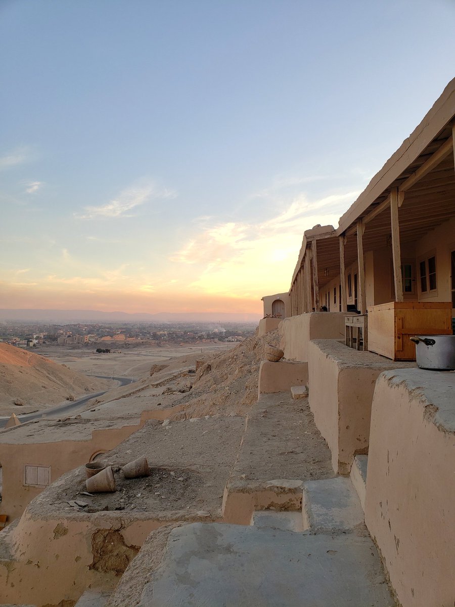 SilviaZago6's tweet photo. Fifty shades of pink as the sun set over the Theban necropolis at Deir el-Medina earlier tonight. My heart struggles to take in all the beauty these days 😍
#egypt #egyptology #archaeology https://t.co/wSuz5bvKQ1