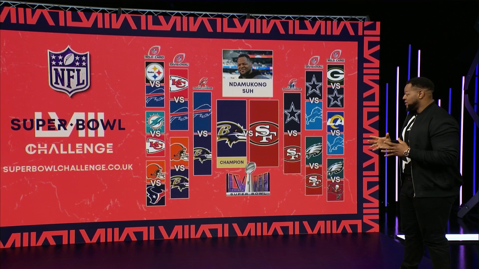 Super bowl challenge online