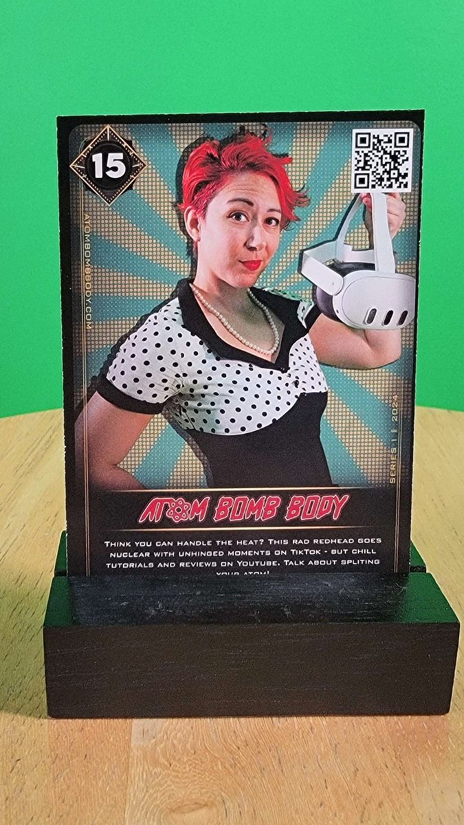 My <a href="/ImpactRealityXR/">Impact Reality</a> card from #CES24  turned out AWESOME