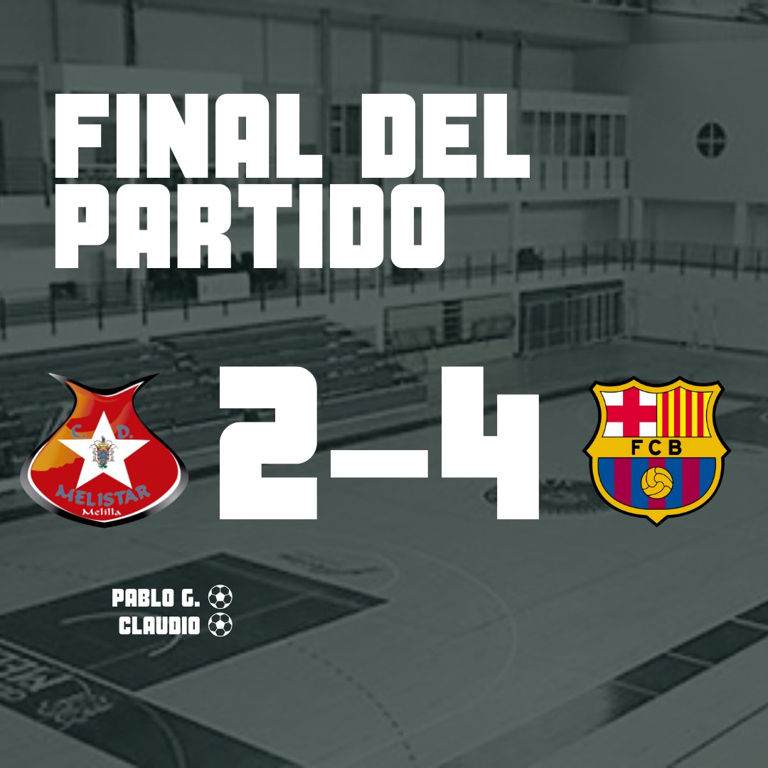 FINAL EN EL IMBRODA
No pudo ser ante el filial culé, que remontó nuestra ventaja de 2-1 al descanso.
La semana que viene, nueva oportunidad en casa ante Ejido. No os lo perdáis!!