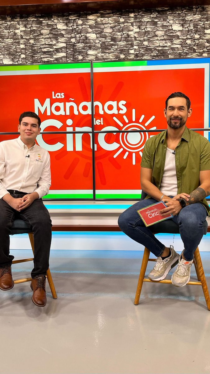 Gracias a Las mañanas del cinco para poder darme un espacio para poder inspirar a más emprendedores.🙌🏻