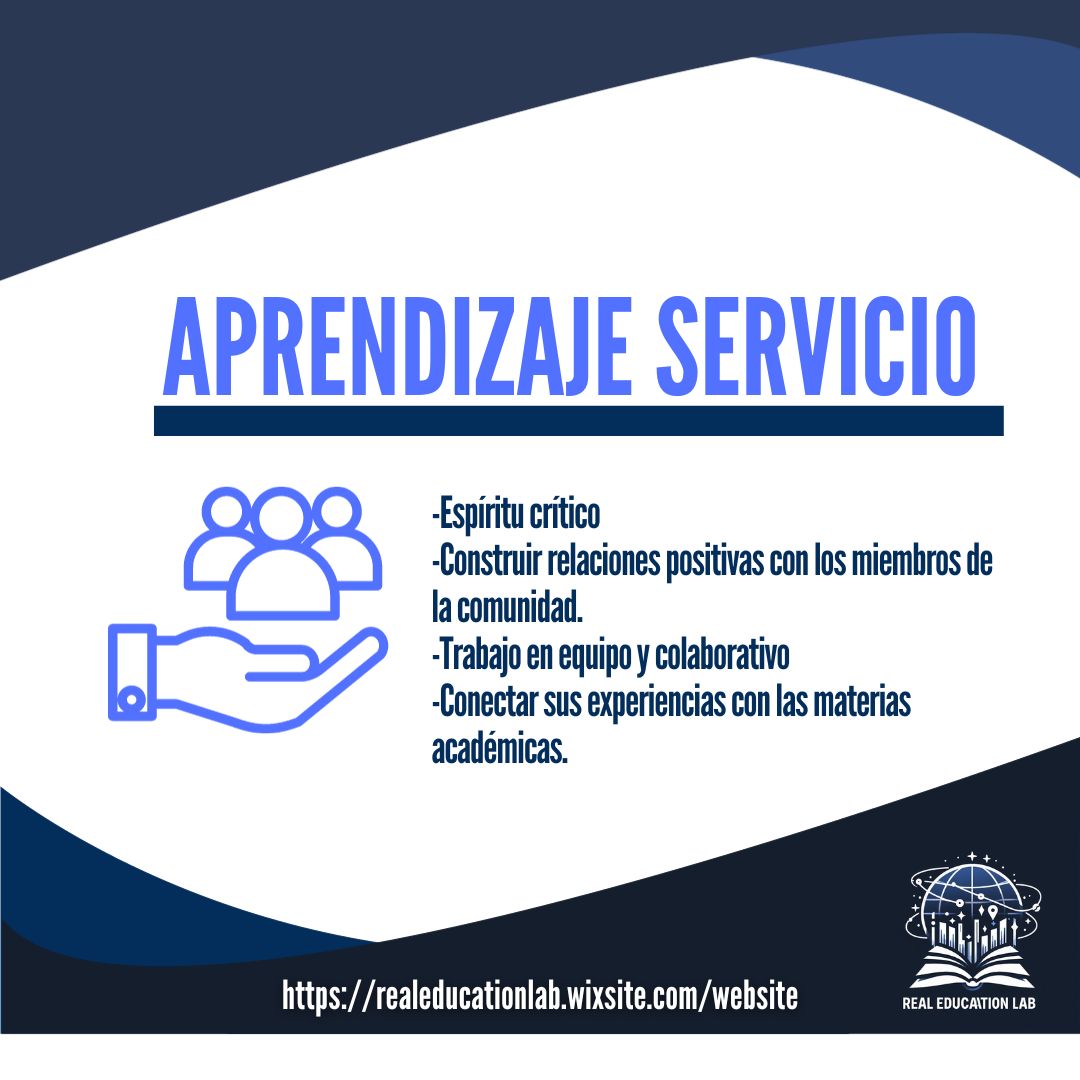 real_edu_lab's tweet photo. El Aprendizaje-Servicio es una metodología mediante la cual el estudiante aprende mientras colabora con la sociedad. Nuestro proyecto #MAprendeAyudar se sirve de este método para concienciar sobre la #BrechaDigital y reducir su impacto. https://t.co/RvjzkahzKF