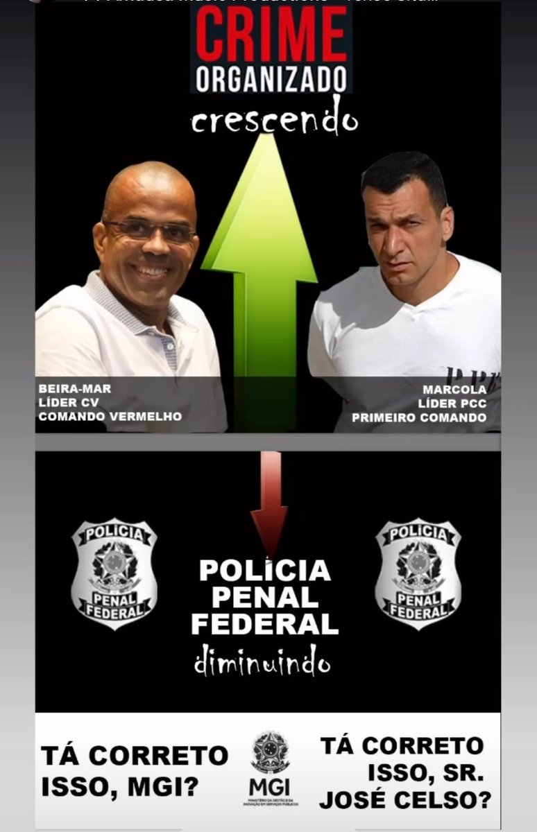 Ronnyraq2018's tweet photo. @ArquivoBrasil @gestaogovbr @PNUDBrasil @ABCgovBr PELA INCOMPETÊNCIA DOS TEUS TÉCNICOS,  O CRIME ORGANIZADO SERÁ FAVORECIDO. 
CASO A CORRUPÇÃO TOME CONTA DO SPF/PPF, A CULPA SERÁ TODA DESTE MINISTÉRIO.  PARLAMENTARES,  MAGISTRADOS,  CIDADÃOS,  C SUAS VIDAS EM RISCO,  PELA INCOMPETÊNCIA DO @gestaogovbr @edweck_rj @LulaOficial https://t.co/4yMlRHjFYH