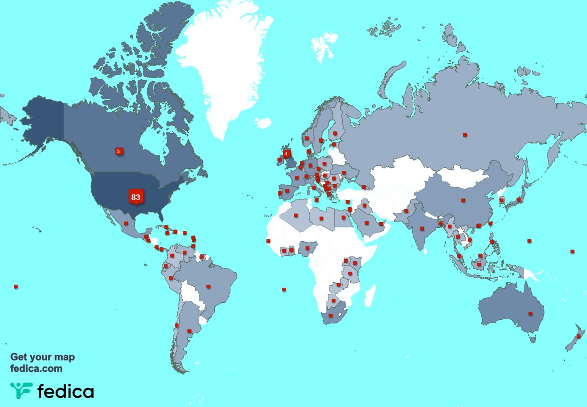 I have 7 new followers from Spain, and more last week. See fedica.com/!TokeSignals
