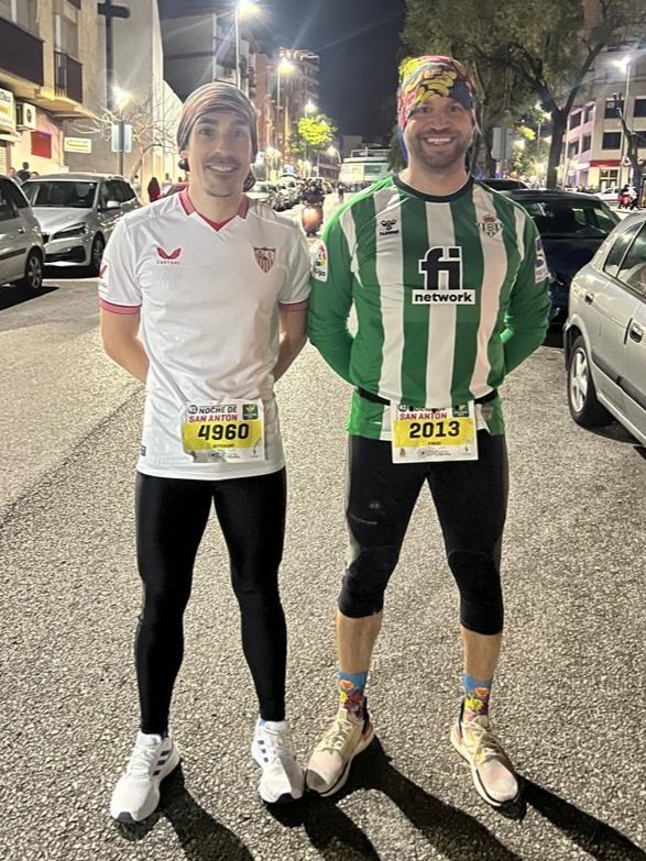 Derbi sevilllano hoy en la Carrera de San Anton de Jaén 
<a href="/RealBetis_en/">Real Betis Balompié</a> <a href="/SevillaFC/">Sevilla Fútbol Club</a>