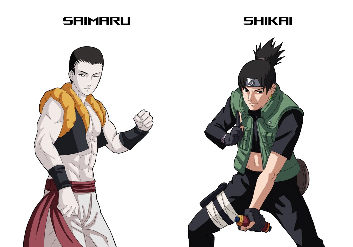 This time we have fusion Shikamaru x Sai

#Shikamaru #sai