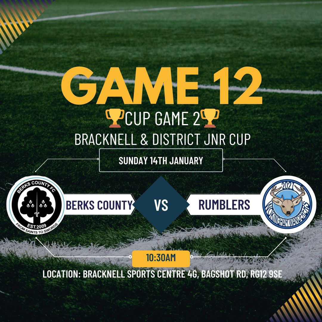 📆 ⚽️ - Game 12 - Kicking off 2024 with some cup action 🏆

Round two of the cup vs @berkscountyfcswords ⚔️

The swords currently sit top of Division 2 so we have a challenging game on our hands😮‍💨