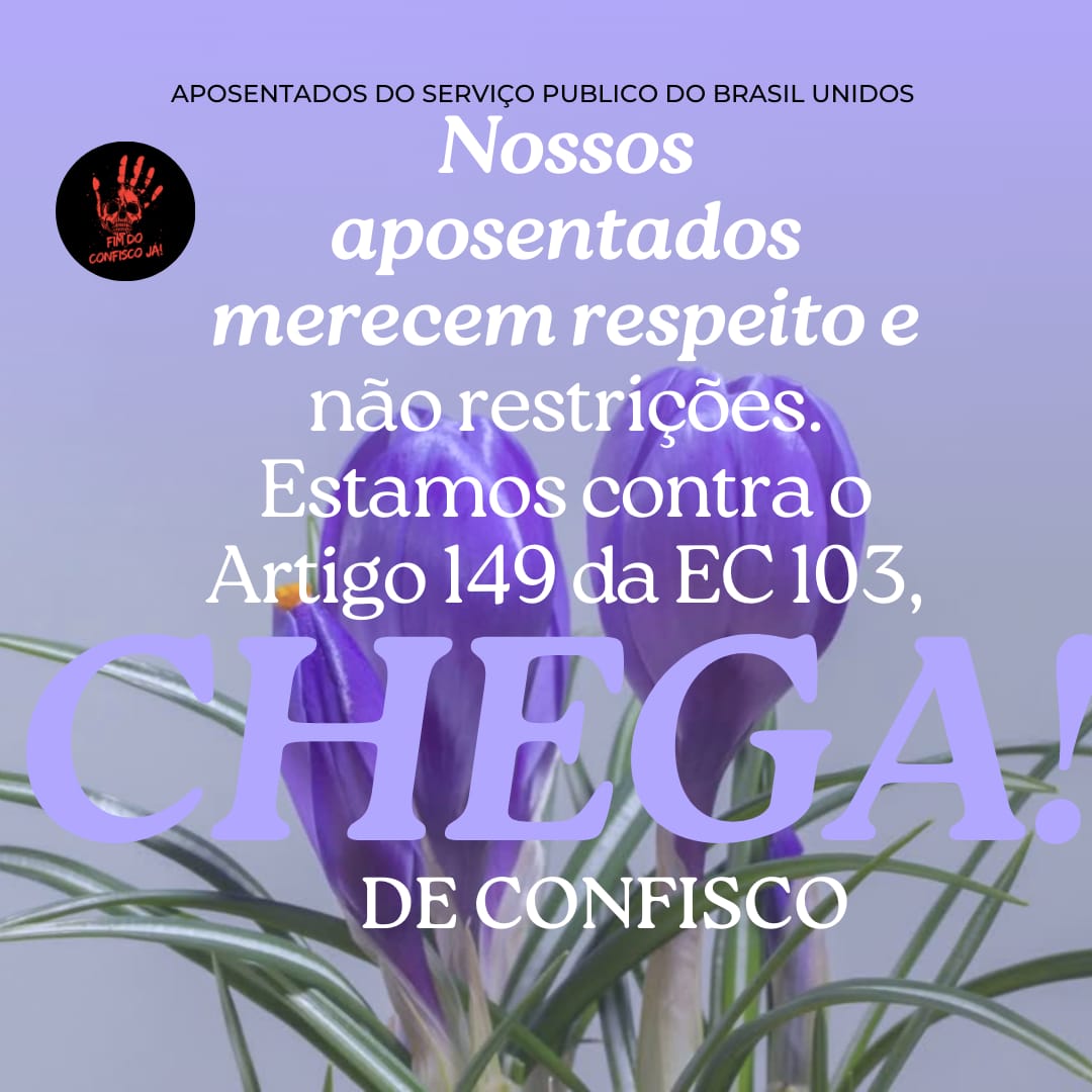 'Ministros, atendam ao clamor dos aposentados, tornem inconstitucional o art 149 EC103/19. @STF_oficial
@gilmarmendes
@LRobertoBarroso
@alexandre
@nunesmarquesK
@MinAMendonca
@Cristianozaninm
@FlavioDino
Fora Confisco
#LulaAprovado
#DesenrolemAposentados'