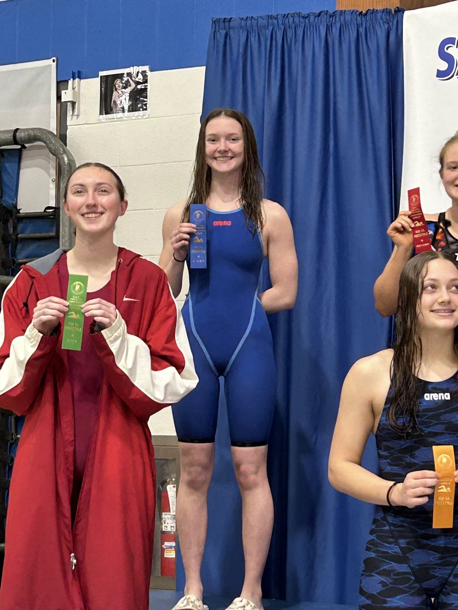 NmhsChargerSwim's tweet photo. Congrats to @annabela1238 for finishing 1st in the 50 free!! @nmhschargers https://t.co/uQceIzXREr