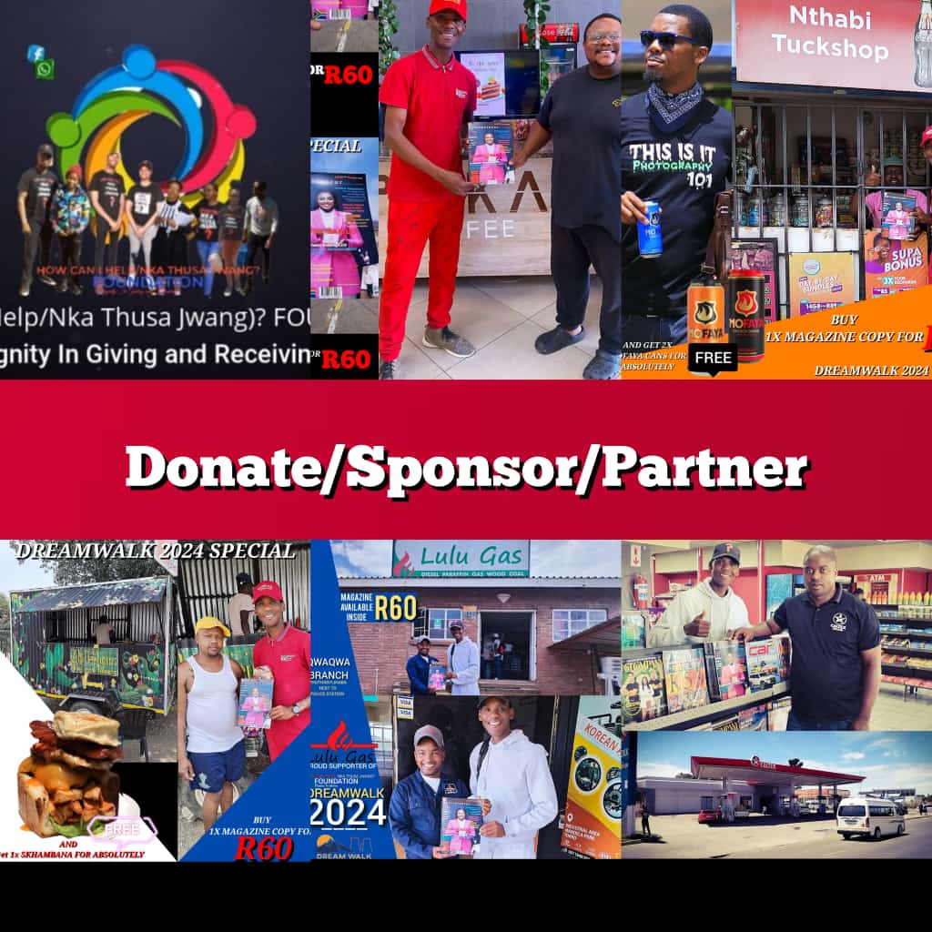 WalkEvents's tweet image. 347km Distance Walk On Foot Over 12Days.
What Is Stopping You From Joining In?

Follow our Facebook Page on:
@How Can I Help/Nka Thusa Jwang? FOUNDATION To Donate.

DREAMWALK EVENT 2024

Brought To You By:
How Can I Help/Nka Thusa Jwang? FOUNDATION
Dignity In Giving and Receiving