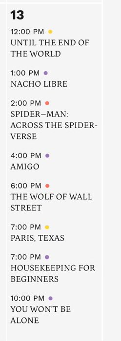 Stu Silverman (@sssinema) on Twitter photo Today’s line-up at the <a href="/am_cinematheque/">American Cinematheque</a> is staggering in its variety and caliber of special guests. 2 w/Wim Wenders, DiCaprio, John Sayles, the team behind Across the Spider-Verse, Nacho Libre, and one of my faves of last year, You Won’t Be Alone. Bravo, AC!! 🙌 Today’s line-up at the <a href="/am_cinematheque/">American Cinematheque</a> is staggering in its variety and caliber of special guests. 2 w/Wim Wenders, DiCaprio, John Sayles, the team behind Across the Spider-Verse, Nacho Libre, and one of my faves of last year, You Won’t Be Alone. Bravo, AC!! 🙌