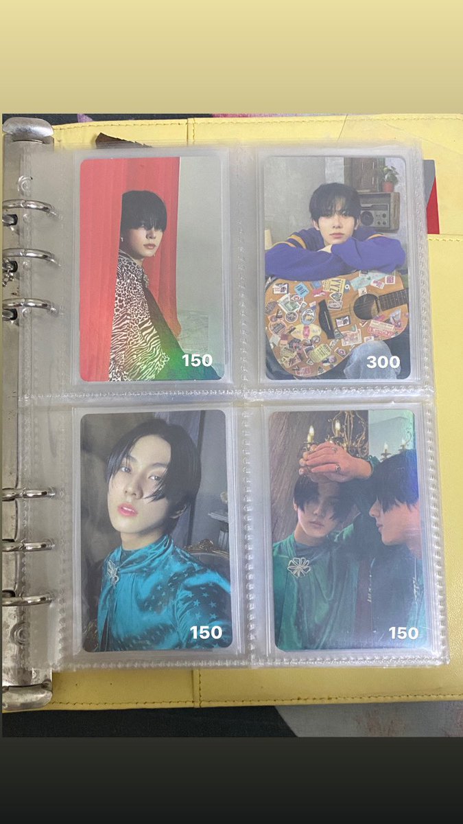 maeesxz's tweet photo. lf wts lfb 

quitting sale‼️ ✨
rfs: need funds

hi engenes! selling my enhypen photocard collection, mostly is heeseung and jungwon photocard from dillema to dark blood era. open for take all, set, and tingi, price is indicated on the photos. pm for more info… https://t.co/rEZSE8RoZj