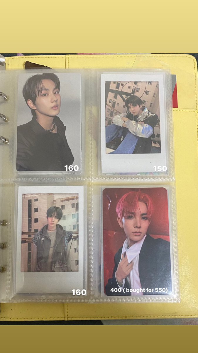 maeesxz's tweet photo. lf wts lfb 

quitting sale‼️ ✨
rfs: need funds

hi engenes! selling my enhypen photocard collection, mostly is heeseung and jungwon photocard from dillema to dark blood era. open for take all, set, and tingi, price is indicated on the photos. pm for more info… https://t.co/rEZSE8RoZj