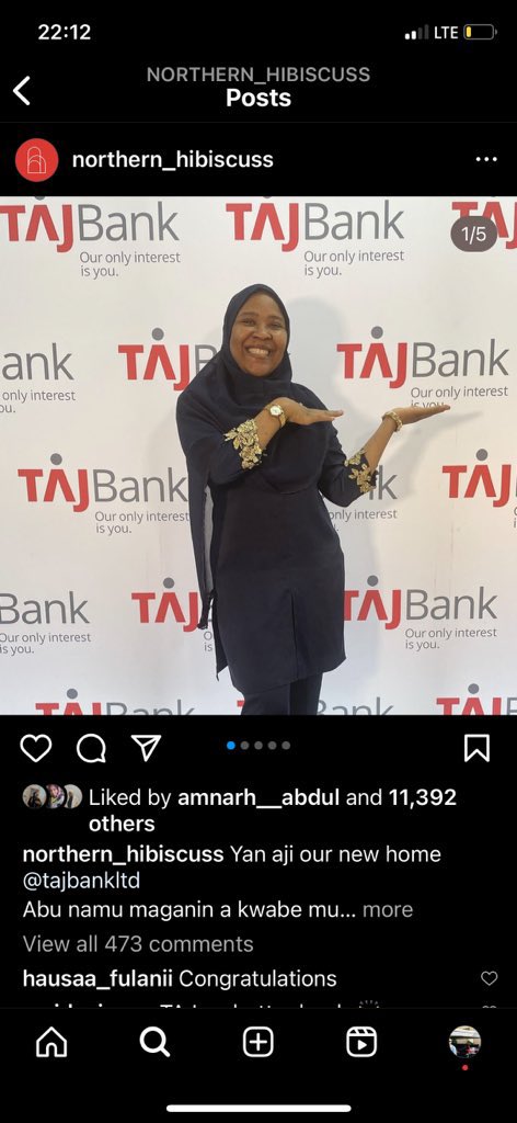 Waspapping_'s tweet photo. Arewa Twitter, meet the heartless woman behind @NHibiscus on Instagram. She's the one who insisted on payment before sharing the fundraising for #Najeebahandhersisters, and she also holds an ambassadorship with @TAJBankLtd.

Brothers, we have a choice – either @TAJBankLtd ends their association with @NHibiscus, or we collectively boycott @TAJBankLtd.

Let's take a stand.