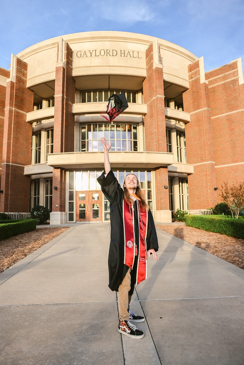 I officially graduated from <a href="/UofOklahoma/">University of Oklahoma</a> with a bachelor's in journalism and minor in social justice last Decemeber! Thank you to everyone who made this possible, I can't thank everyone enough!