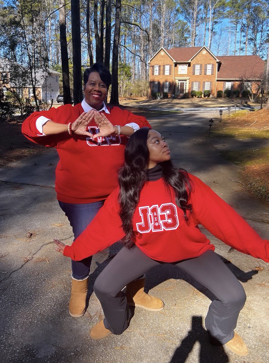 my mother is my Soror ♥️ #J13 #DST111