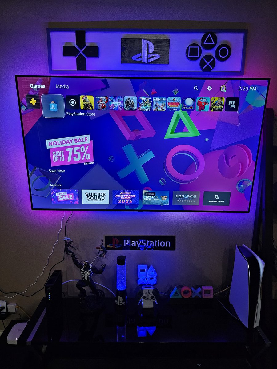 Xvault2's tweet image. LOVING the ambience and new LED setup! #PlayStation5 #Playstation #FancyLed