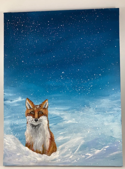 amazingraceart's tweet photo. 🦊Fox in the snow acrylic painting on stretched canvas #shopindie #mhhsbd #firsttmaster #TheCraftersUK 

https://t.co/b0JP8j558e https://t.co/yLiAL5oCMX