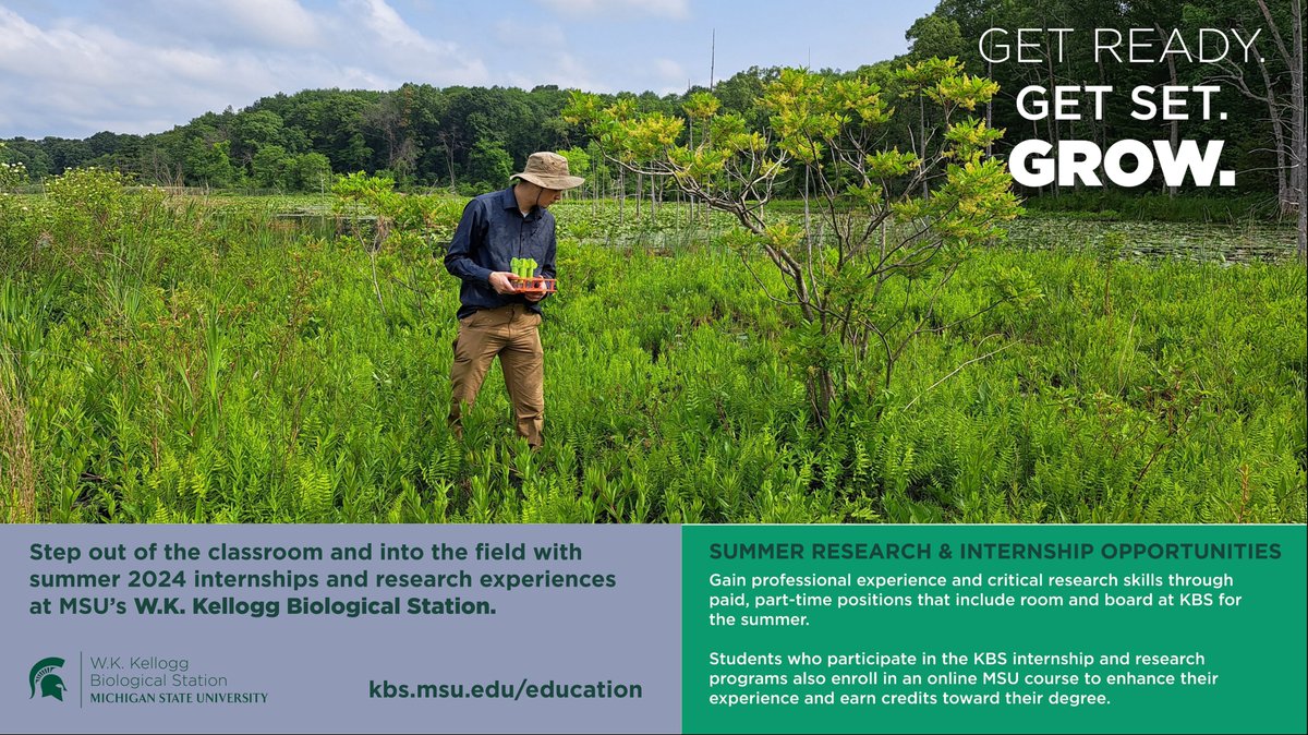 Undergrads seeking summer research: there are multiple opportunities in my lab if you apply here. You could work in beautiful bogs like this &/or ag fields &/or the greenhouse &/or the lab. Can get experience in fieldwork +molecular work + plant physiology