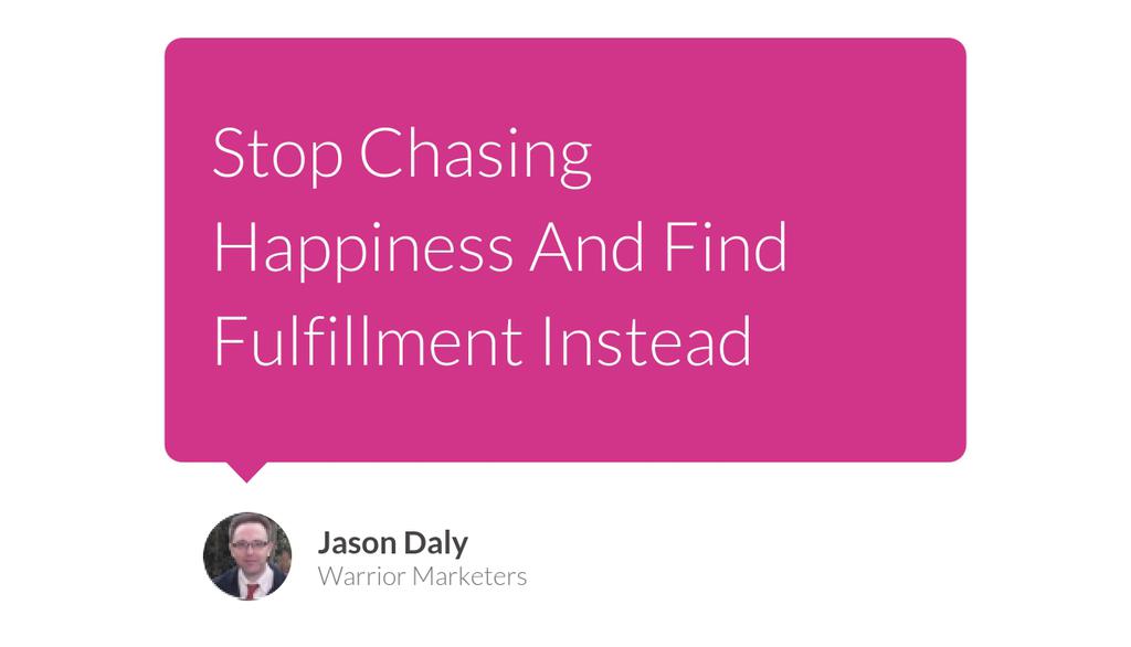 jasodaly's tweet image. From an early age, we’re led to believe that nothing is more satisfying than finding happiness.

Read the full article: Stop Chasing Happiness And Find Fulfillment Instead
▸ lttr.ai/AM55f

#mindset #FindFulfillment #Entrepreneur