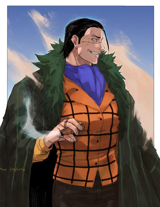 I really like drawing crocodile   #OnePiece
