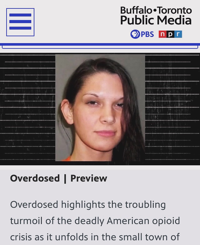 MarySConnolly's tweet image. So grateful that Overdosed will be on WNED PBS / Buffalo Toronto area on Fri Jan 19th, 9pm. The overdosing & exploitation of these Appalachian communities will go down in the history books. @wnedpbs #overdosed