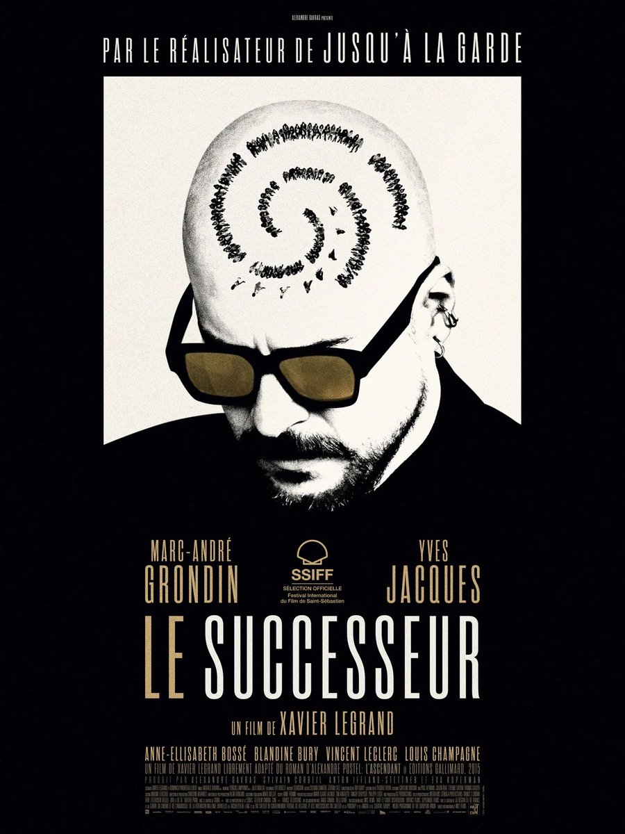 FredDesrues's tweet photo. Vu sans rien connaître de l’histoire. 
Brillant. Encore une réussite pour Xavier Legrand, réalisateur du génial « Jusqu’à la garde » (l’affiche est top aussi)
#lesuccesseur https://t.co/0dDv7Yvgxc