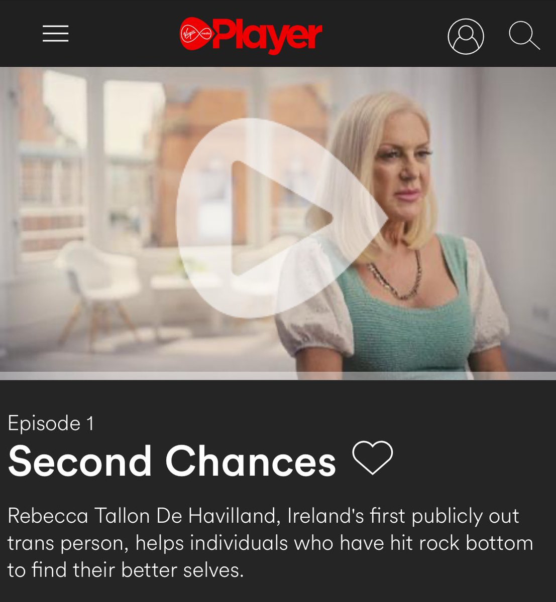 I’m both humbled & so grateful for the response to the episode. Thank you so much to everyone. You can still watch it on bit.ly/3vukbPb tmrrw Sunday 2nd episode @MindtheGapFilms @VirginMediaIE @BexDeHavilland #secondchances