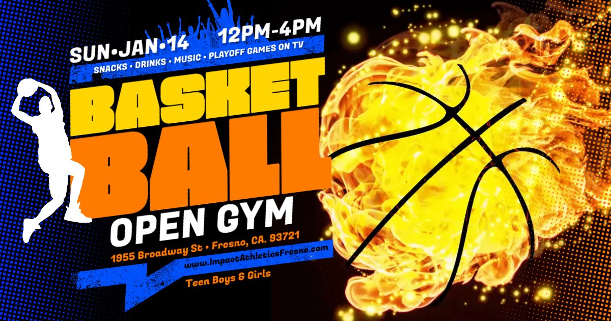 Open gym tomorrow @ Impact Athletics