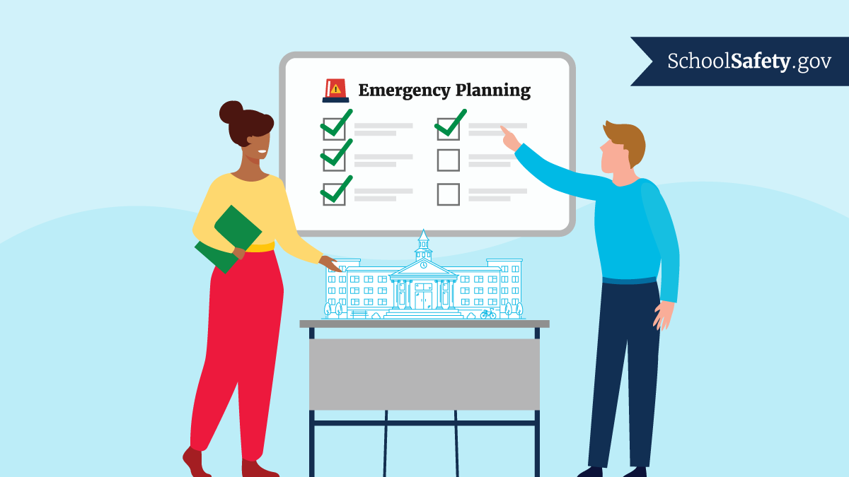 🚨Emergencies can happen at any time. Make sure your school has a plan in place to prepare for, respond to, and recover from emergency events. Find #EmergencyPlanning resources, guidance, and exercises to get started: go.dhs.gov/J5N