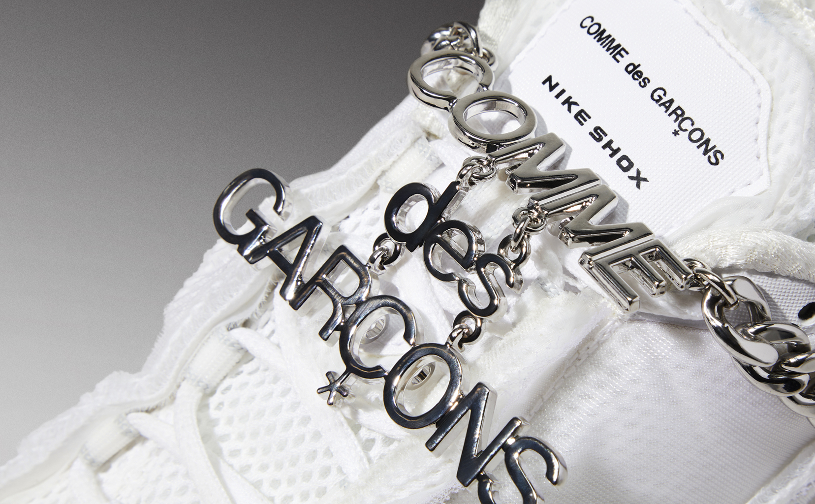 Comme des garcons clearance shoes with chain