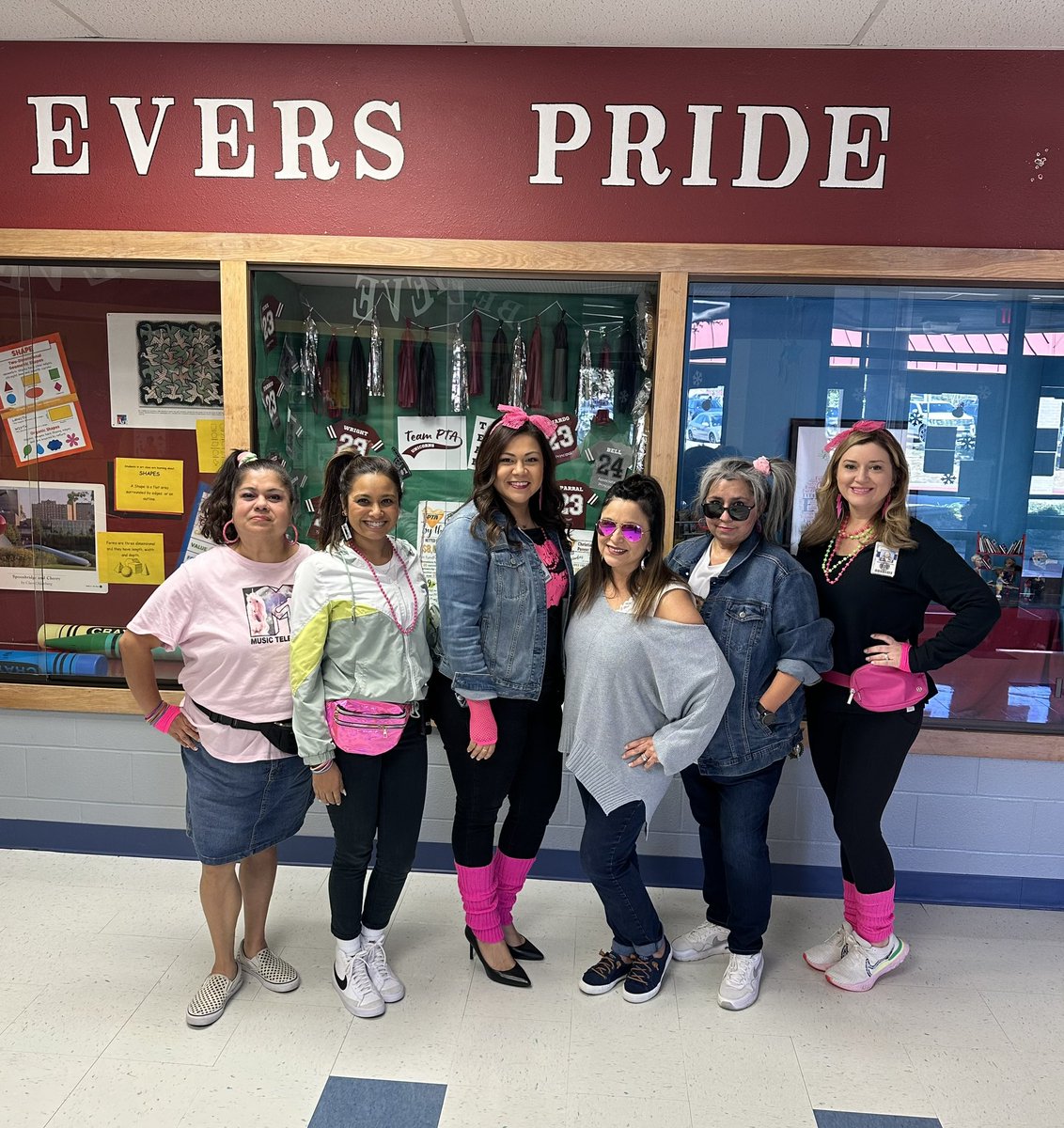 NISDEvers's tweet photo. What a blast Friday celebrating the 80th day of school with our students and staff rocking those awesome 80s outfits! Totally rad vibes all around, making it a day to remember! πΊπ #ThrowbackDay #80thday #TeamEvers https://t.co/CfhKjW3mnn