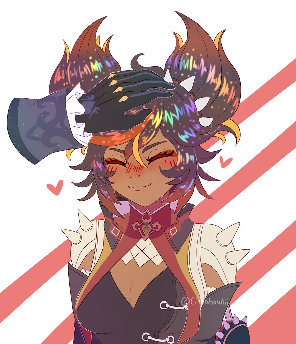 cinnabowlii's tweet photo. the ludex gives amazing headpats :DDD
#cinnabowliiart #neuviyan #xinlette #genshinimpact #xinyan #Neuvilette https://t.co/Jpdg8SziDV