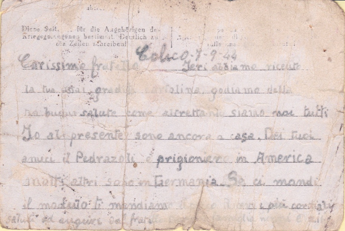 GermanPhilately's tweet photo. 1944. Italian POW mail. Expert required! Sent to Stalag I-A, #Stablack. Forwarded to Stalag I-B, #Mehlsack (#Pieniężno). There is no record of a Stalag I-B sub camp at Mehlsack. Help! Any ideas? Many thanks 🙏 Join the G&CPS at https://t.co/ryctOjj5fL #philately #Stamps https://t.co/i82sVTci4v