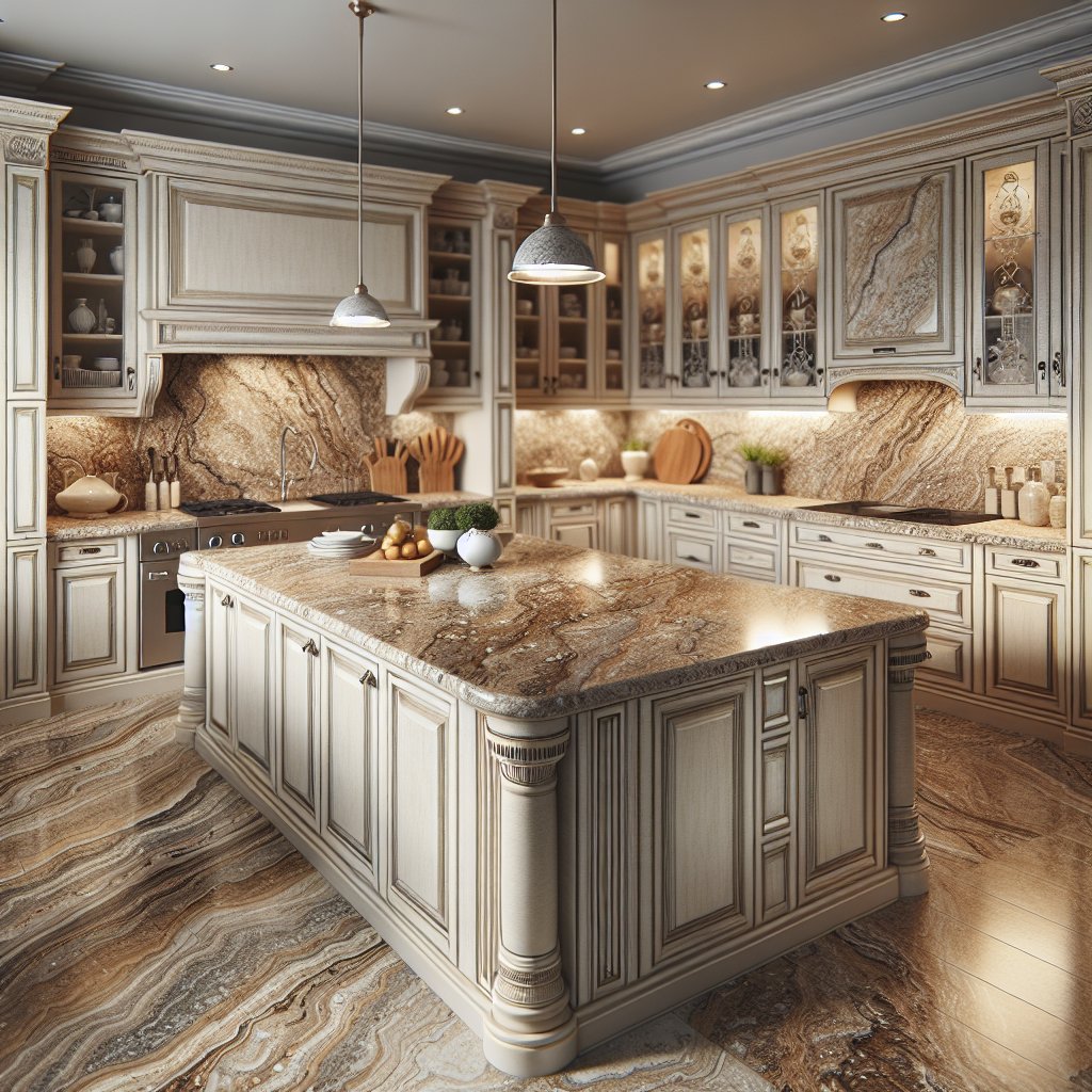 Craft a classic culinary space with raised panel kitchen cabinets from Countertops & More. Experience timeless luxury in your home. #ClassicKitchens #KitchenLuxury 🍳✨🏡