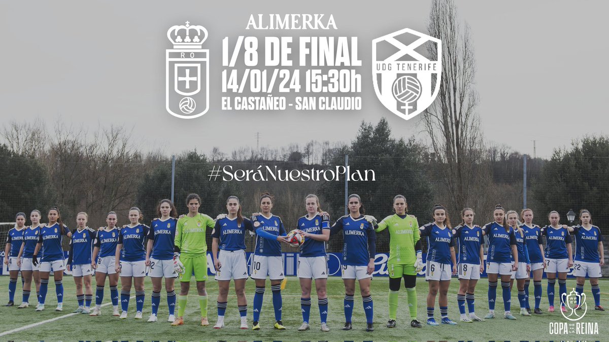 ⚠️ ¡ÚLTIMA HORA!
🔵 Debido a problemas en el viaje del equipo visitante, se cambia el horario a las 15:30h

🆚 @UDCATenerife
📅 14/01/24
🕟 15:30
🏟️ San Claudio
📺 @RFEF
🎟️ 💙 Socios Real Oviedo: Gratis
       👩🏻 Público general: 15€
       👶🏻 Sub 12: Gratis

#SeráNuestroPlan