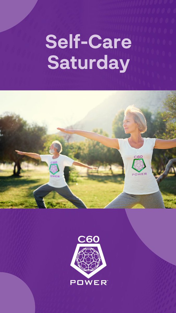 shopc60power's tweet photo. Join us on this Self-Care Saturday journey and embrace a skincare ritual that rejuvenates, protects, and revitalizes. πΈπ§ Let C60 be your secret to ageless beauty and vibrant health. Comment down below your go-to relaxation technique? #c60power #carbon60 #c60purplepower https://t.co/dsJnTSohTu