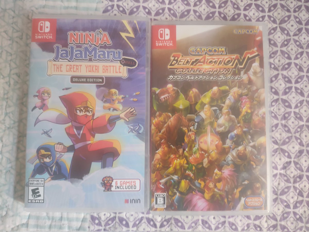 Hei__BK201's tweet photo. Nuevos juegos de Switch. Aún falta que llegue uno que compré por Amazon y está retrasado. https://t.co/jkfuPmYlEV
