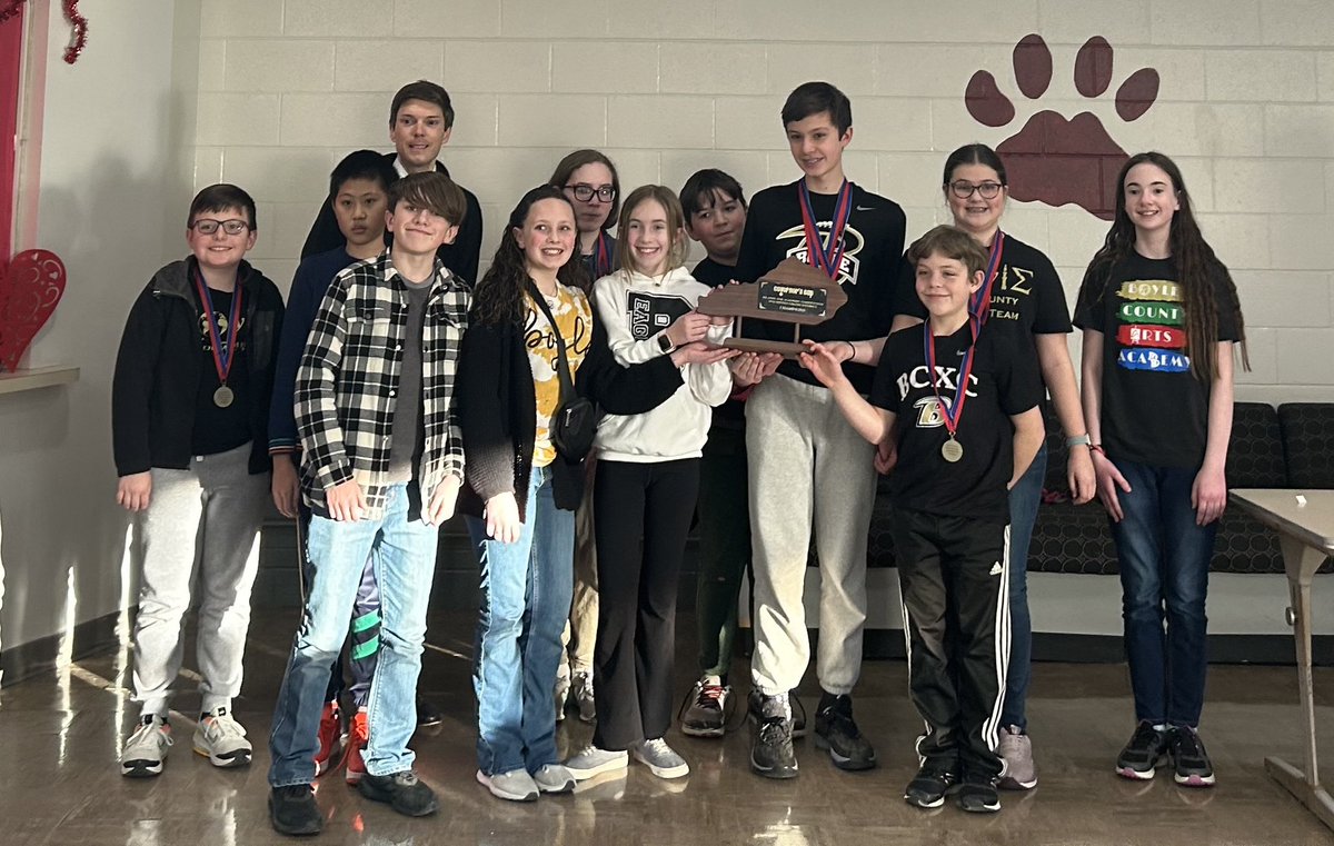 MrMurphyBCHS's tweet photo. Congratulations to our @BoyleEagles Academic Team for winning the District Championship for the 4th year in a row! And our Future Problem Solving team was named District Champion for the 6th year in a row! Our team won the championship title in 4 content assessment categories! https://t.co/ZRtkg7vm3t