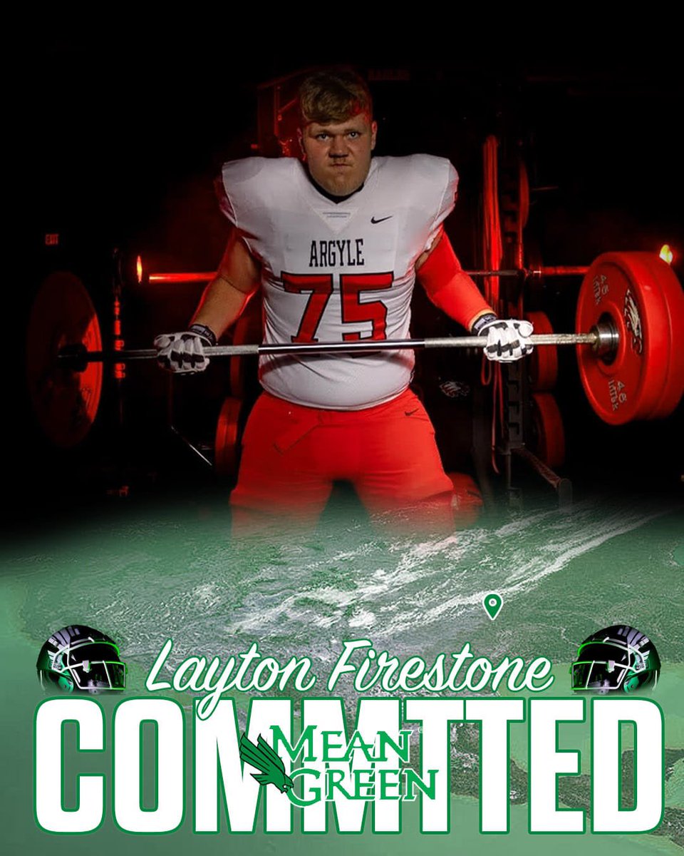 FirestoneLayton's tweet photo. Blessed & Honored to be Committed to play North Texas Football @MeanGreenFB 🙌 Thank You @CutterLeftwich @__CoachMorris and @CoachCKillian for the opportunity to play football at the highest level! All the support from Family, Friends @toddrodgers13 @CoachRudolph made it possible 🙏
@Swoll_2_ @JUSTCHILLY @argylegridiron @therealbeadle