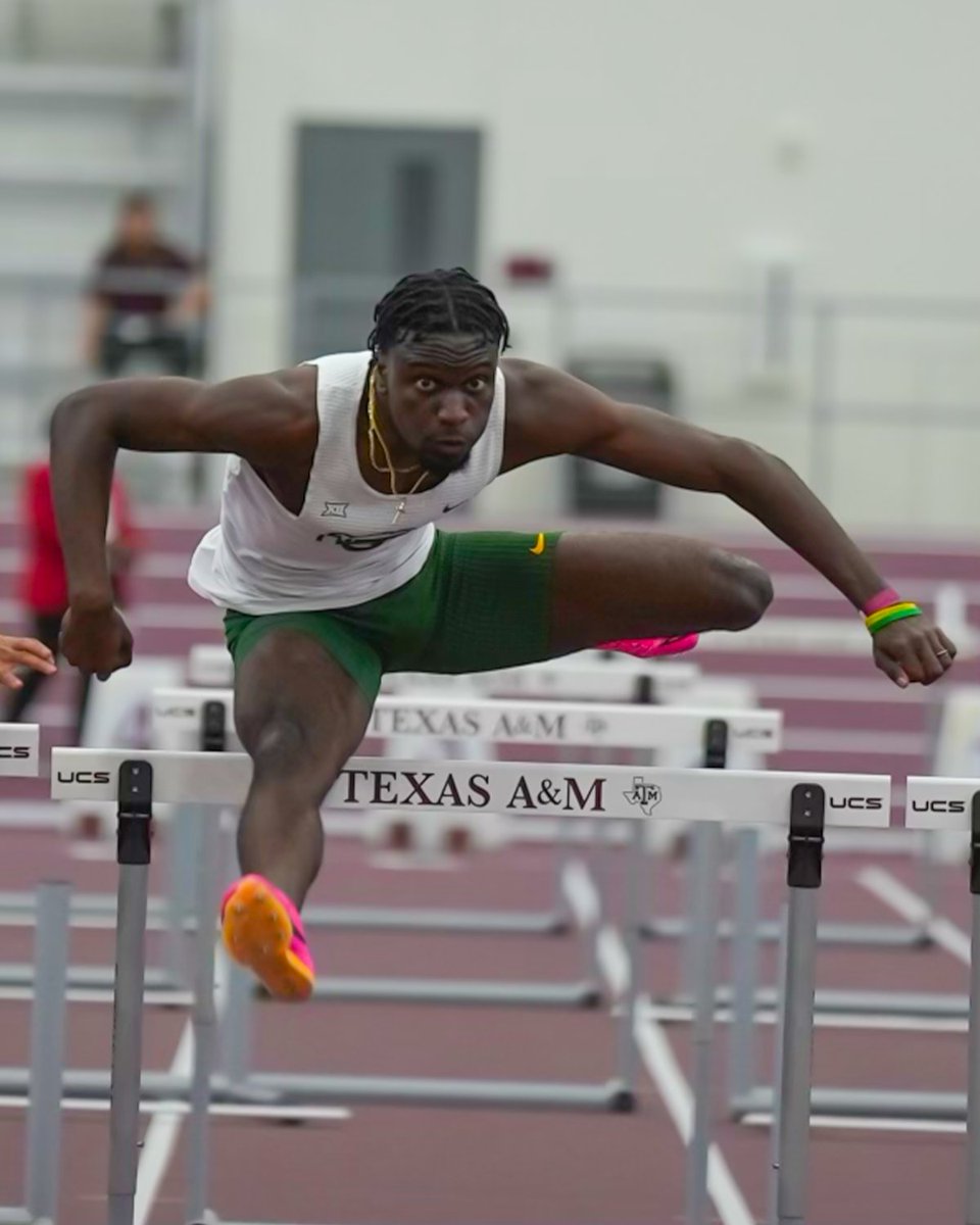 ✅ First college win
✅ No. 3 all-time in the 60mH at BU
⏱️ 7.72 finals (7.79 prelim)

Congrats, <a href="/KxllaP/">demario.prince</a>! 

#SicEm 🐻