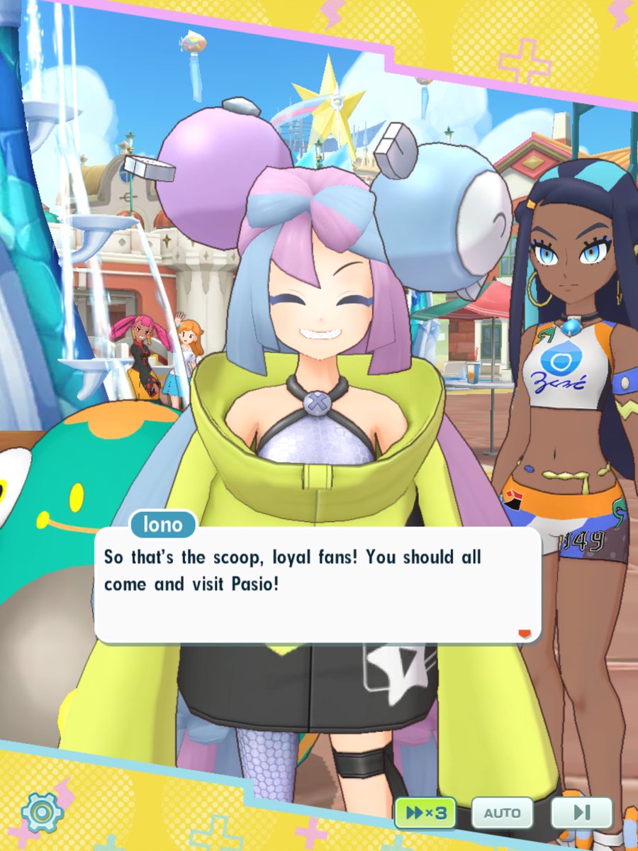 “Come visit Pasio and visit me Iono! You will meet famous celebrities and get to battle great trainers. <a href="/HulburryGoddess/">💧Nessa Rurina💧</a> was featured as one of my celebrity guests.”