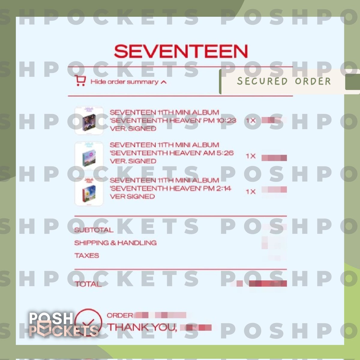PoshPockets's tweet image. 🇺🇲 US PASABUY PH GO | #poshpockets_proof

[SECURED ORDER]
📍Item shown below is already secured via online.

Still open for pasabuy orders (US Physical/Online stores). 

For inquiries, please DM us📥
#us_pasabuy #pasabuy #seventeen #SEVENTEENinBULACAN #SEVENTEEN #carat