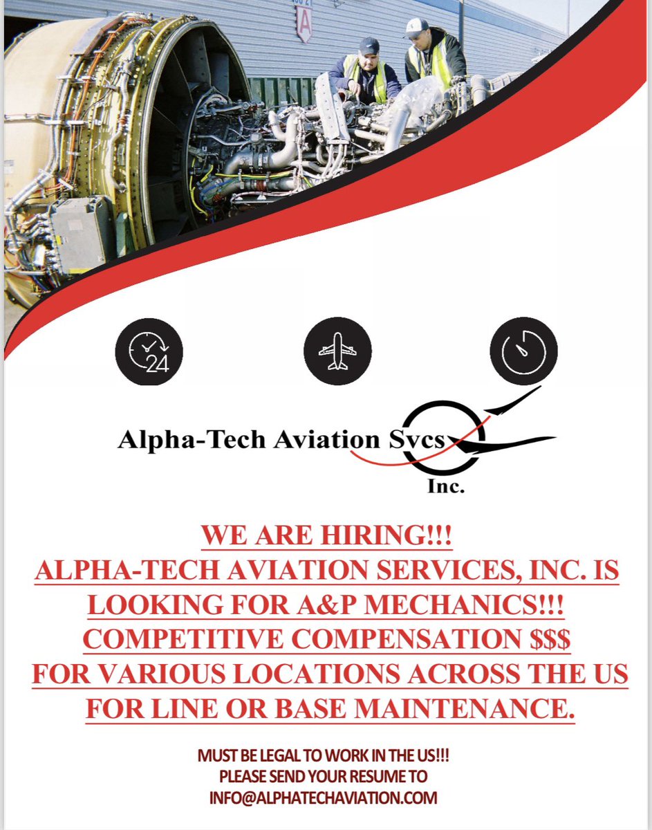 Alphatechavserv's tweet image. We Are Hiring!!!
