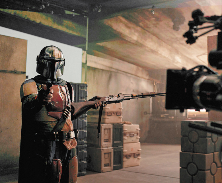 Behind the scenes of The Mandalorian